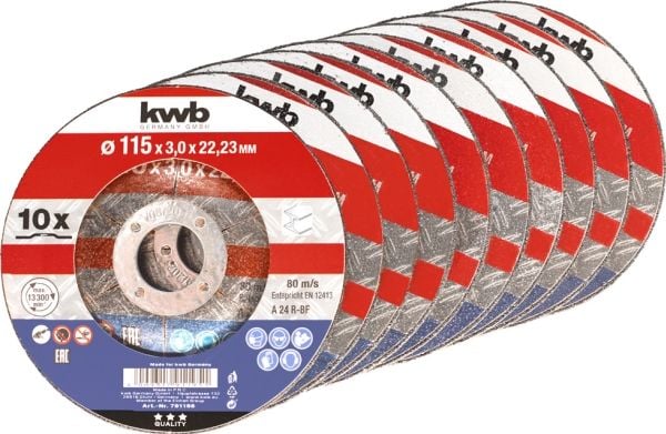 kwb 791995, Kappeskive, Metall, Alle merker, 2,2 cm, 23 cm, Flerfarget