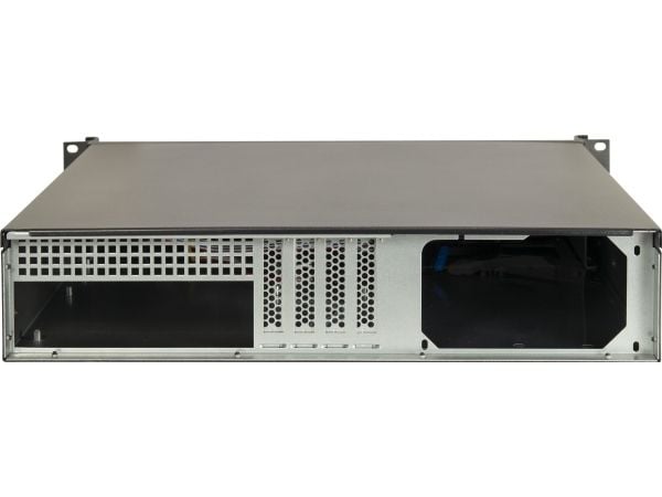 Inter-Tech 2U-K-240L, Teline, Palvelin, Musta, mikro ATX, Mini-ITX, 2U, 6 cm
