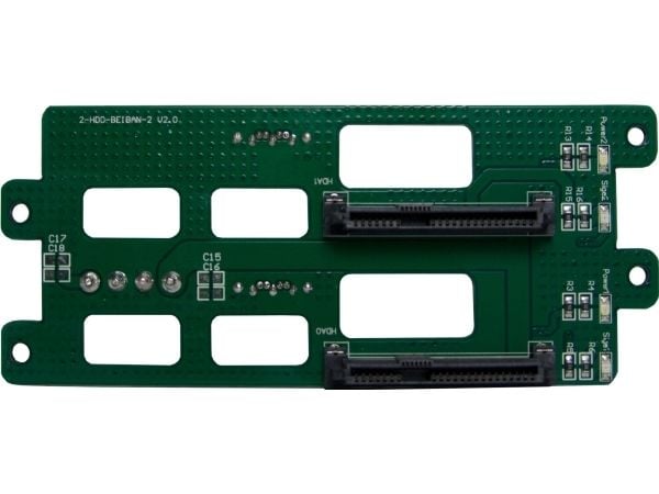 Inter-Tech IPC 2U-2504 - Rackmonterbar - micro ATX - SATA - hot-swap - ingen strømforsyning (ATX) - USB