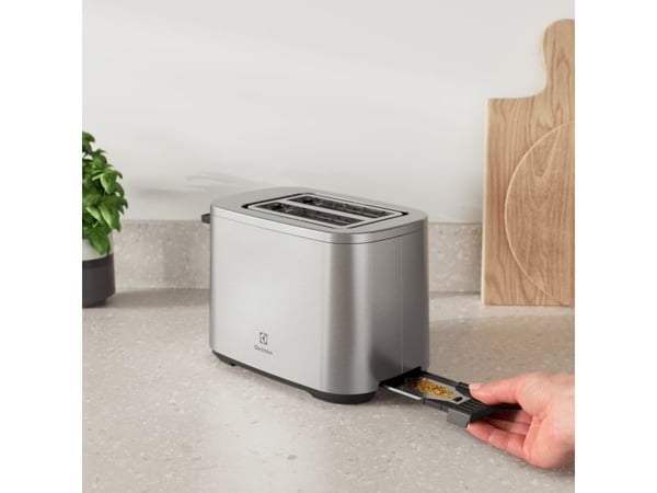 Electrolux E5T1-4ST, 2 plate(r), Grå, Rustfritt stål, Knotter, Roterende, LED, 800 W, 220-240 V
