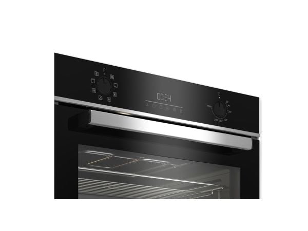 Beko BBCM13300X - Ovn - innebygd - fordypning - bredde: 56 cm - dybde: 55 cm - høyde: 45 cm - med selvrens - Klasse A - rustfritt stål