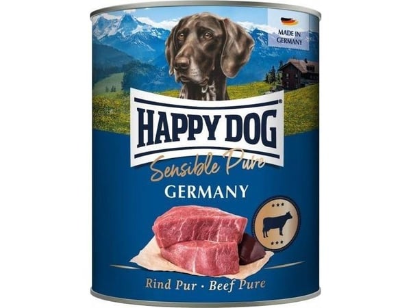 Happy Dog 61070, Voksen, Alle hunderaser, Storfekjøtt, 800 g, Soya fri