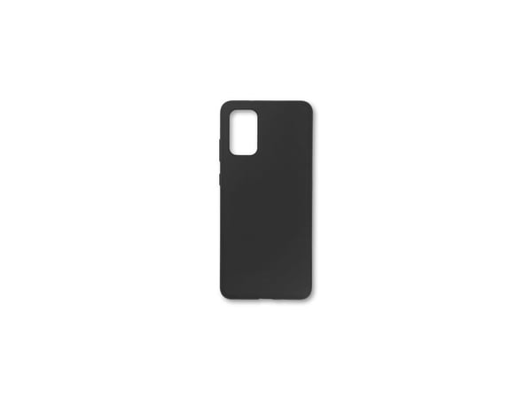 eSTUFF - Bagsidecover til mobiltelefon - silikon - sort - for Samsung Galaxy S20+, S20+ 5G