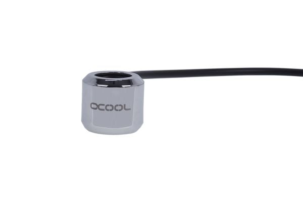 Alphacool Aurora HardTube, Sort, Krom, 20 mm, 2,5 cm, 13 g