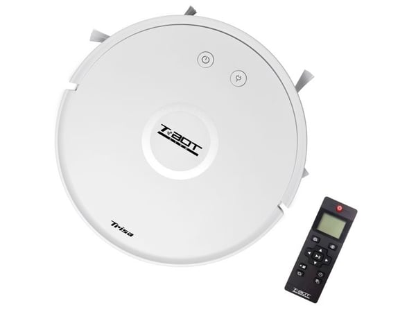 Trisa T-Bot Lite, Uten pose, Hvit, Rund, 3 hjul, 0,45 l, 65 dB