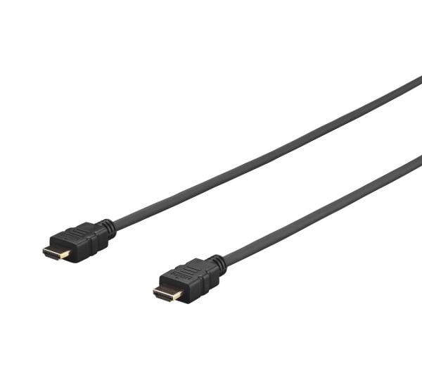 VivoLink Pro HDMI Slim - HDMI-kabel - HDMI hane till HDMI hane - 5 m - skärmad - svart - formpressad