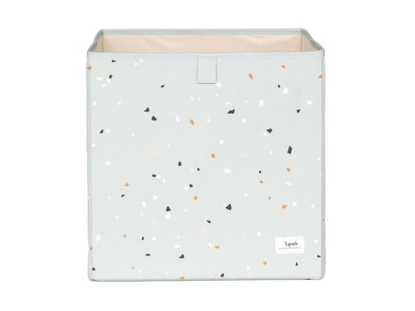 3 Sprouts säilytyslaatikko, Terrazzo/vihreä