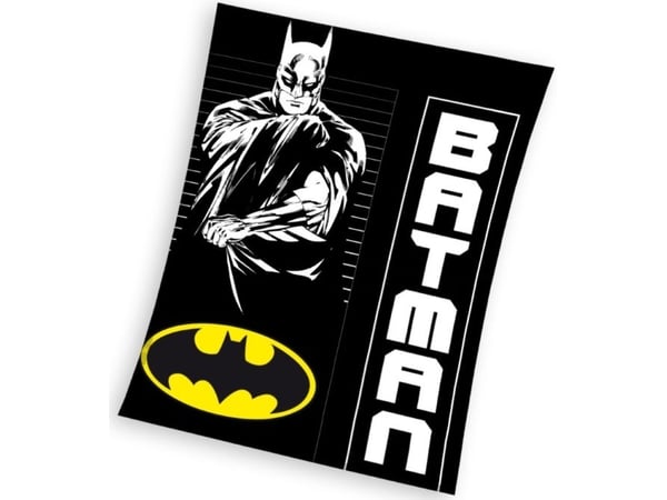 Batman Coral Fleece tæppe - 130 x 170 cm