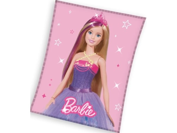 Barbie Coral Fleece tæppe - 150 x 200 cm