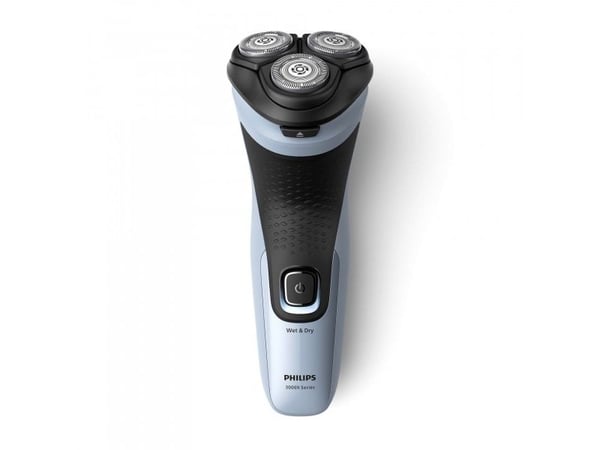 Philips Shaver 3000X Series X3003/00 Sähköparranajokone märkä- ja kuiva-ajoon, Parranajokone kääntyvällä päällä, Musta, Sininen, Akku, Nikkelimetal...