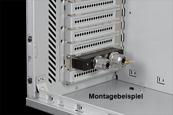 Alphacool HF 38, Musta, Ruostumaton teräs, 147 g