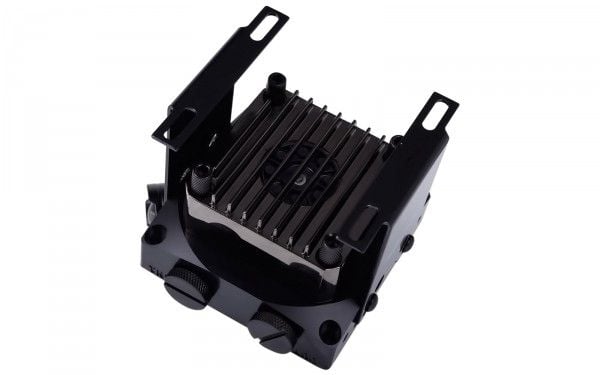 Alphacool 13196, Pumppu, Alumiini, Messinki, Hiili, Ruostumaton teräs, Musta, 60 mm, 61 mm, 21 mm