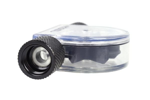 Alphacool 17366, Strømningsindikator, ABS syntetisk, Sort, Gjennomsiktig, 69,5 mm, 17 mm, 41 mm