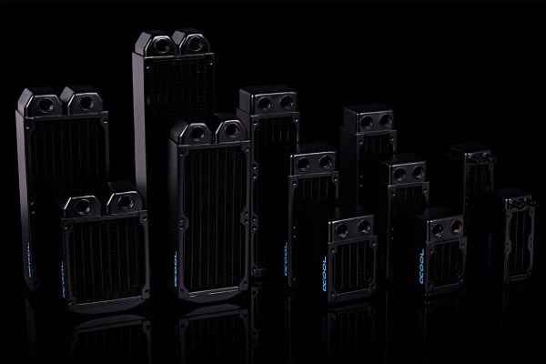Alphacool 14210, Jäähdytin, Terästä, Musta, 40 mm, 147 mm, 41 mm