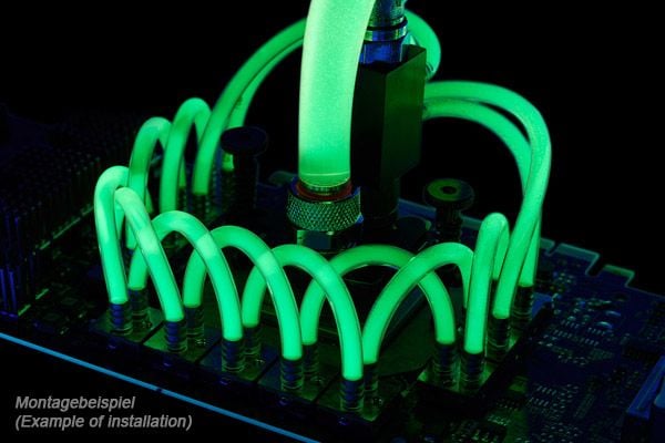Alphacool MCX ram, Vattenblock, Koppar, Rostfritt stål, 15 mm, 15 mm, 5 mm