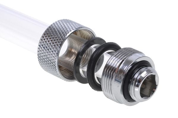 Alphacool 17188, Kromi, Liitin, Messinki, 1/4", 22 mm, 22 mm