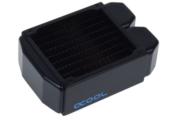 Alphacool 14226, Kjøleribbe, Messing, Stål, Sort, 1/4", 1,5 stang, 92 mm