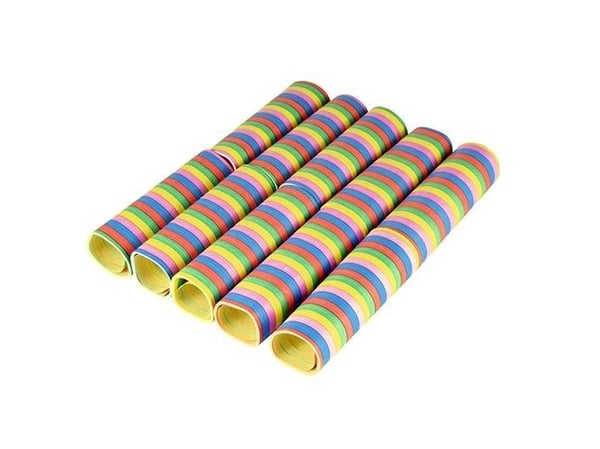 Papstar 18837, Feststrimler (party streamers), Papir, Flerfarget, 4 m, 70 mm, 31,7 g