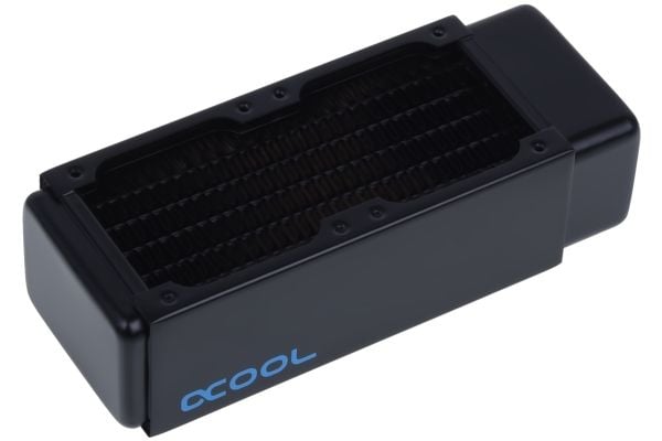 Alphacool NexXxoS XT45, Radiatorblokk, Messing, Kopper, Stål, Sort, 61,5 mm, 157,5 mm, 45 mm