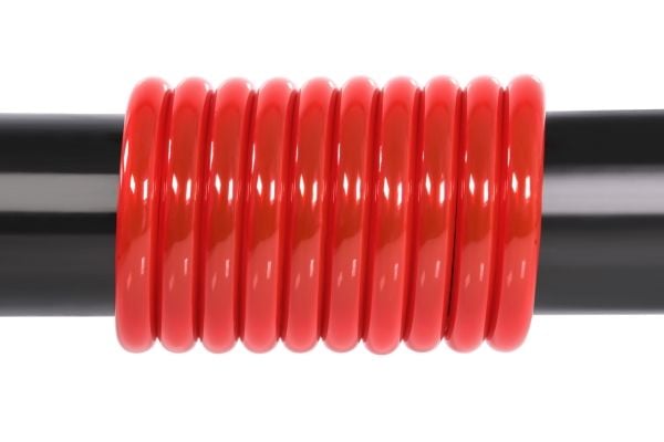 Alphacool 17527, Rød, Rør, Polyvinylklorid (PVC), 80 °C, 3 stang, 1,6 cm