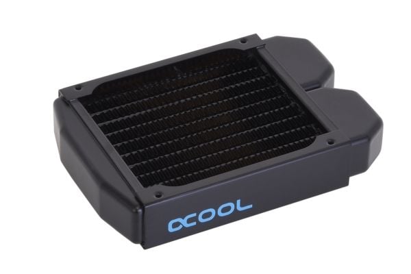 Alphacool 14355, Kjøleribbe, Messing, Rustfritt stål, Sort, FC, 92 mm, 132 mm