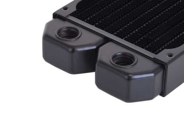 Alphacool 14355, Kjøleribbe, Messing, Rustfritt stål, Sort, FC, 92 mm, 132 mm