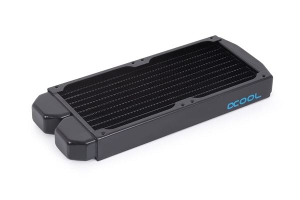 Alphacool 14397, Radiator, Messing, Kopper, Rustfritt stål, Sort, 1/4", 60 °C, 1,5 stang