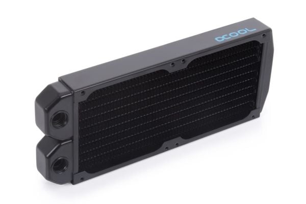 Alphacool 14397, Jäähdytin, Messinki, Kupari, Ruostumaton teräs, Musta, 1/4", 60 °C, 1,5 bar