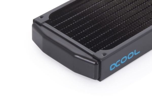 Alphacool 14397, Jäähdytin, Messinki, Kupari, Ruostumaton teräs, Musta, 1/4", 60 °C, 1,5 bar