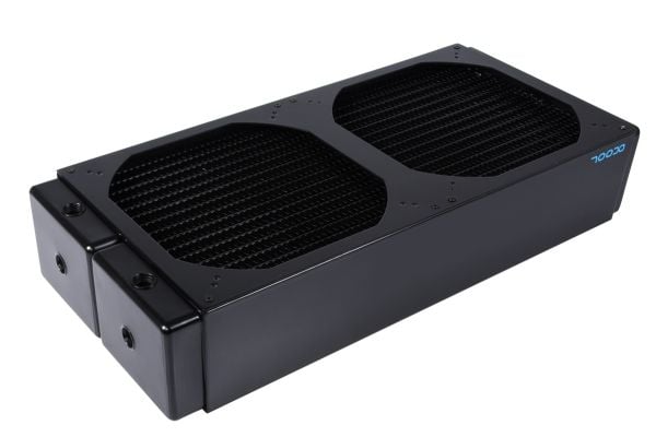 Alphacool NexXxoS Monsta, Kjøleribbe, Kopper, Sort, 200 mm, 443 mm, 87 mm