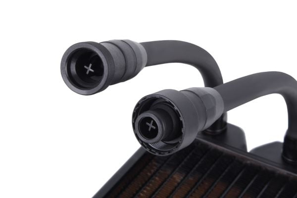 Alphacool 14371, Kjøleribbe, Stål, Sort, 314 mm, 144 mm, 30 mm