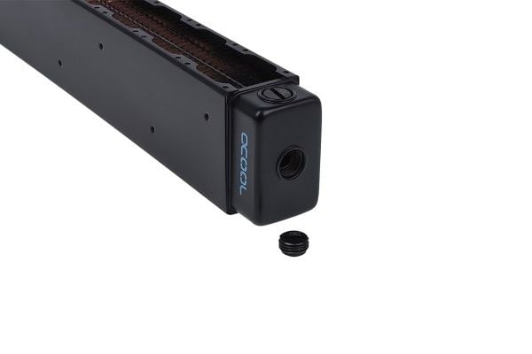 Alphacool NexXxoS UT60, Radiatorblokk, Kopper, Stål, Sort, 4 cm, 60 mm, 286 mm