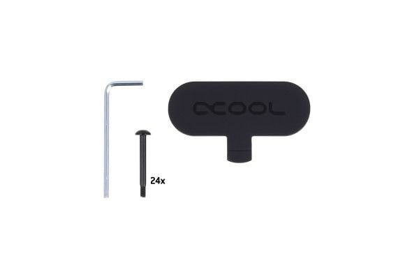 Alphacool NexXxoS UT60, Radiatorblokk, Kopper, Stål, Sort, 4 cm, 60 mm, 286 mm
