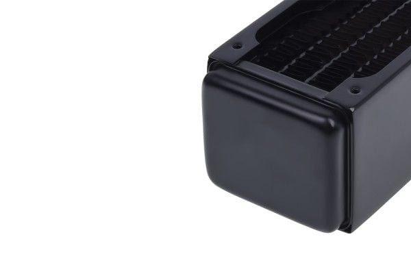 Alphacool 14219, Radiatorblokk, Kopper, Stål, Sort, 1/4", 1,5 stang, 2 vifter