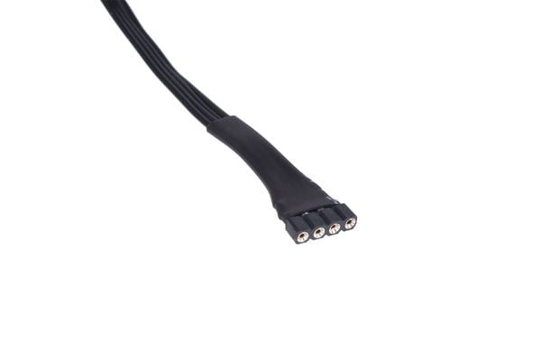 Alphacool 18541, 1 m, Molex (4-nastainen), Molex (4-nastainen), suora, suora, suora, musta