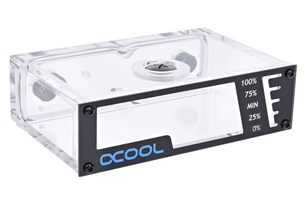 Alphacool Repack Rev.2 - Kjølevæskebeholder - Svart, gjennomsiktig, kobber