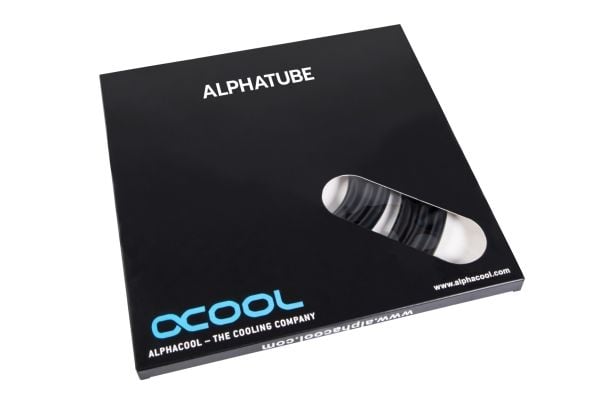 Alphacool 17493, Rør, Polyvinylklorid (PVC), Sort, 80 °C, 8 stang, CE, FC, RoHS