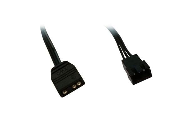 Alphacool 18604, 0,15 m, 3-stift, Molex (3-pin), Rak, Rak, Svart