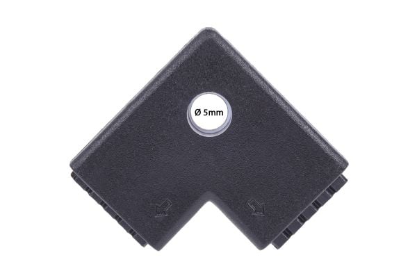 Alphacool 15345, Universell, Sort, 25 mm, 25 mm, 6 mm, 1 stykker
