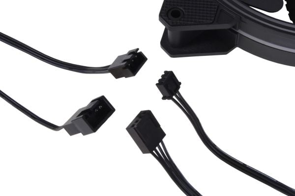 Alphacool 18619, 0,2 m, 5-pin, Rett, Rett, Svart, 15 g