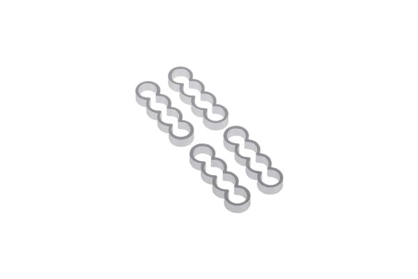 Alphacool 24776, Universal, Kabelhanterings kit, Gjuten aluminium, Silver, 19 mm, 5,5 mm