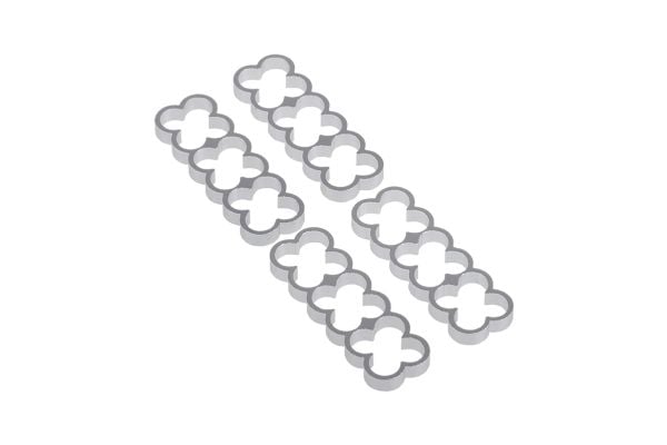 Alphacool 24772, Universell, Kabelhåndteringssett, Aluminium, Sølv, 28 mm, 9,5 mm