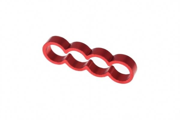 Alphacool 24785, Universell, Kabelhåndteringssett, Aluminium, Rød, 19 mm, 55 mm