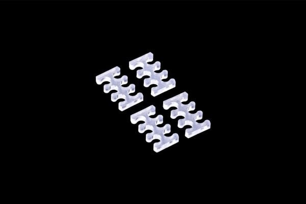 Alphacool 24743, Universell, Kabelhåndteringssett, Nylon, Gjennomsiktig, 14 mm, 8 mm
