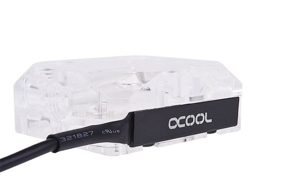 Alphacool 13317, Pumpetopp, Akryl, Aluminium, Gjennomsiktig, 1/4", 62 mm, 62 mm