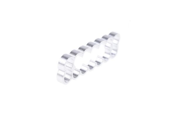 Alphacool 24773, Universell, Kabelhåndteringssett, Aluminium, Sølv, 32,5 mm, 9,7 mm