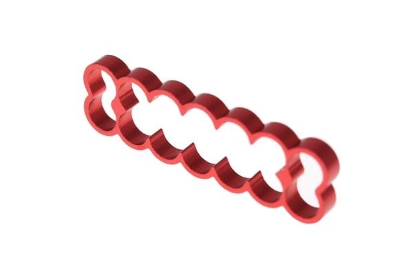 Alphacool 24782, Universell, Kabelhåndteringssett, Aluminium, Rød, 32,5 mm, 9,7 mm