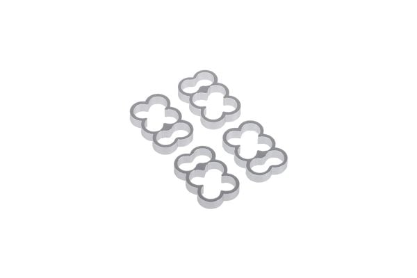 Alphacool 24770, Universal, Kabelhanterings kit, Gjuten aluminium, Silver, 14,5 mm, 9,5 mm