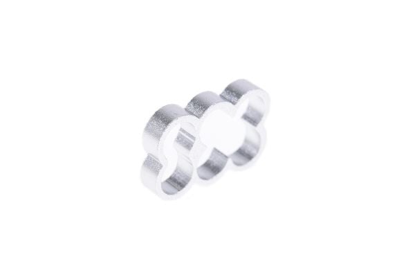 Alphacool 24770, Universell, Kabelhåndteringssett, Aluminium, Sølv, 14,5 mm, 9,5 mm