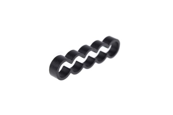 Alphacool 24768, Universal, Kabelhåndteringssett, Aluminium, Svart, 23,4 mm, 5,7 mm